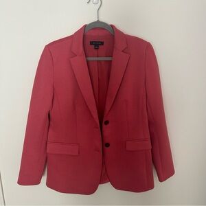 Ann Taylor Oversized Two button Front Pink/Salmon Blazer Size 6